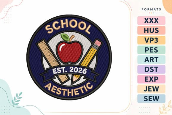 Aesthetic Back to School: An Embroidery Design Review