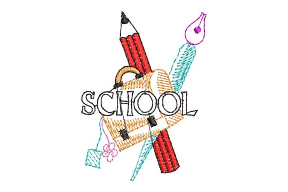 Classic School Supplies Embroidery Review