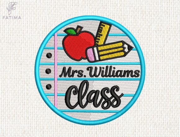 Custom Teacher Patch Embroidery Design Review
