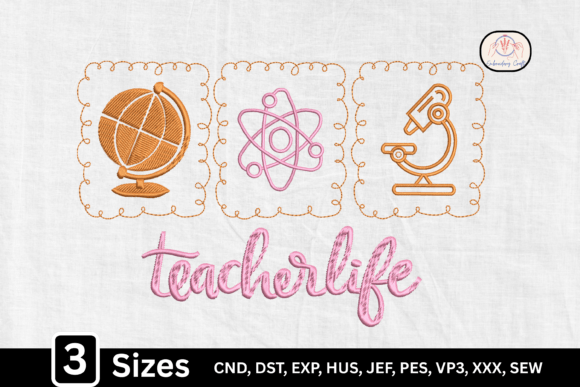 Earth Globe Teacher Life: An Embroidery Review