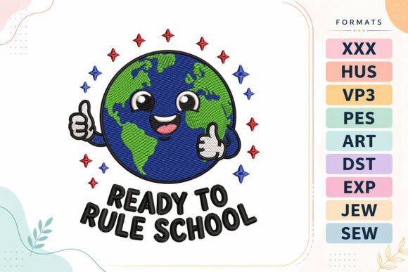Earth Kawaii Back to School Review for Real Embroidery Projects