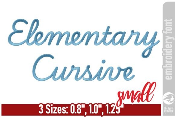 Elementary Cursive Font: Holiday Stitch Review
