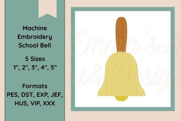 Machine Embroidery School Bell: A Designer Review