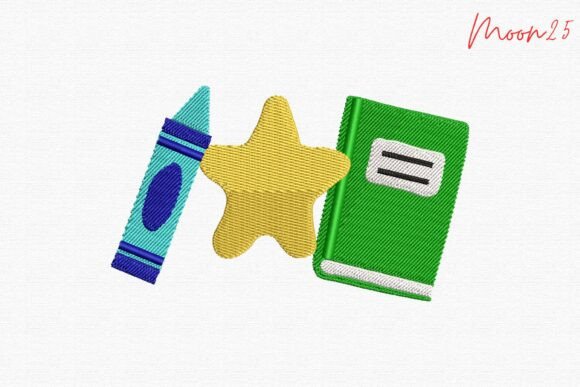 School Crayon Star Book Learning Trio Review