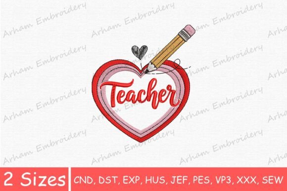 School Teacher Love Heart: A Seasonal Design Review