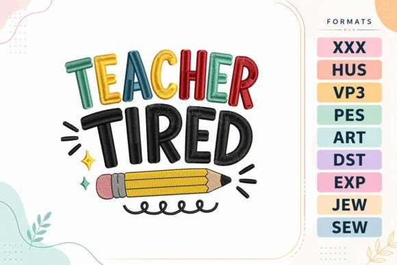 Teacher Tired Review for Real Embroidery Projects